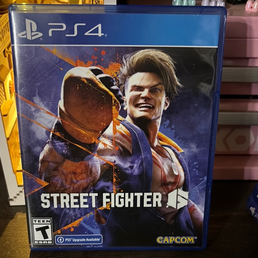 Street Fighter PS4 Game - Blue